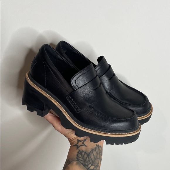 Sorel | Women’s Black Joan Now City Loafers Size 5 - Picture 2 of 8